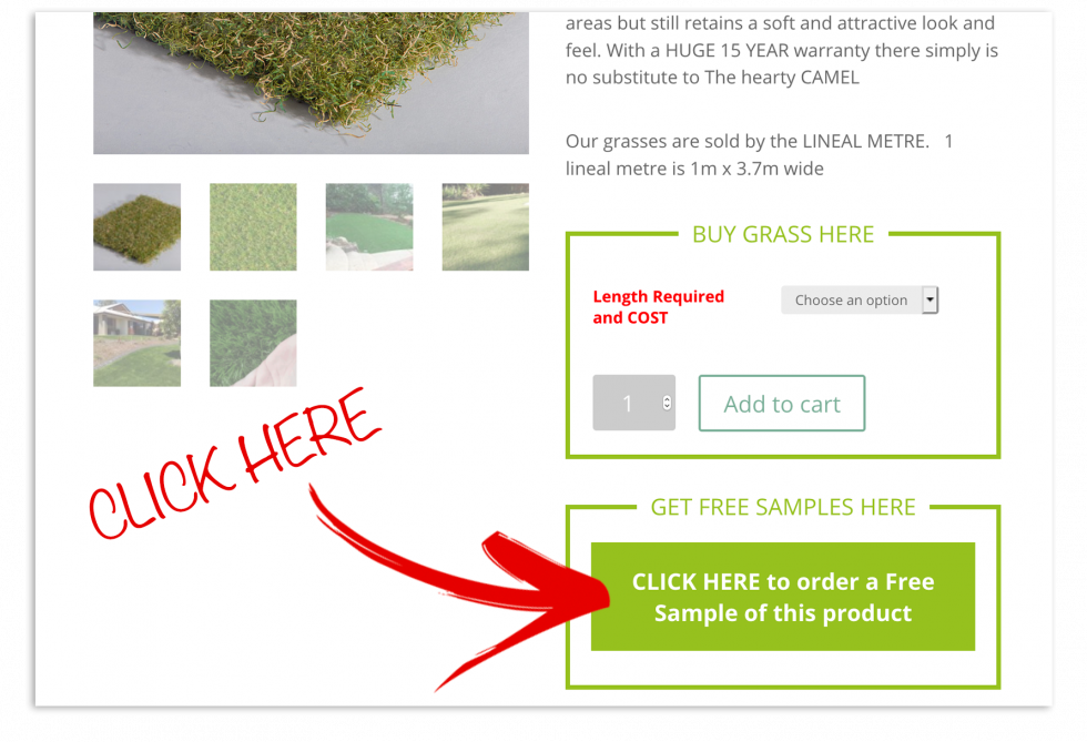 Free Samples ARTIFICIAL GRASS ONLINE